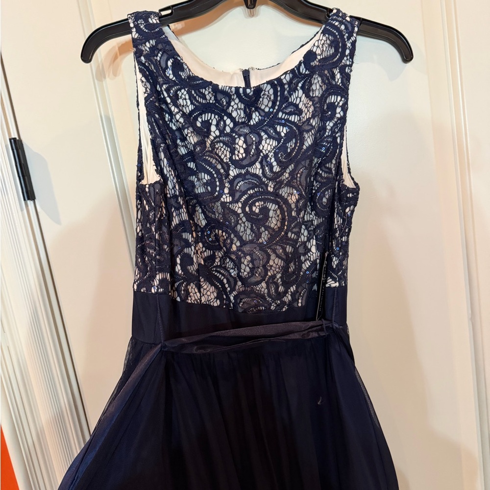 Jessica Howard Navy Lace Dress